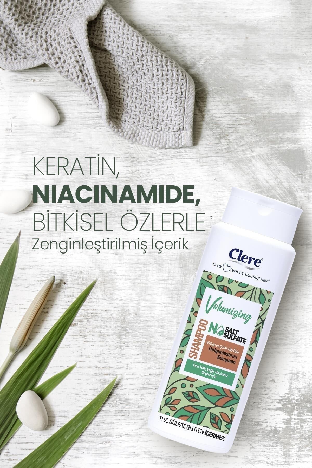 Clere-Volumizing Super Shampoo with Ginkgo and Black Cumin Extract 500ml 4