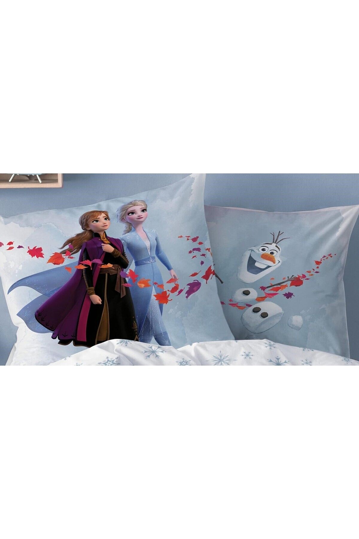 Ta Double Sided Frozen Anna Elsa Printed 100 Cotton Decorative