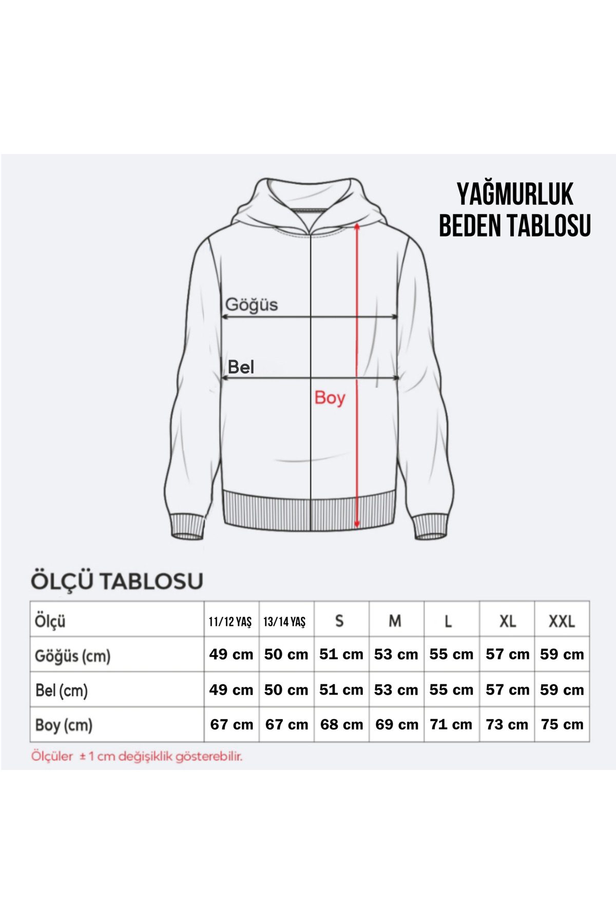 GANİYY TÜRKİYE YAĞMURLUK UNISEX RÜZGARLIK 01 görsel 3