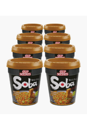 Nissin Noodles NISSIN SOBA CUP JAPANESE CURRY 90 GR*8'Lİ SET JAPON NOOUDLE KÖ...