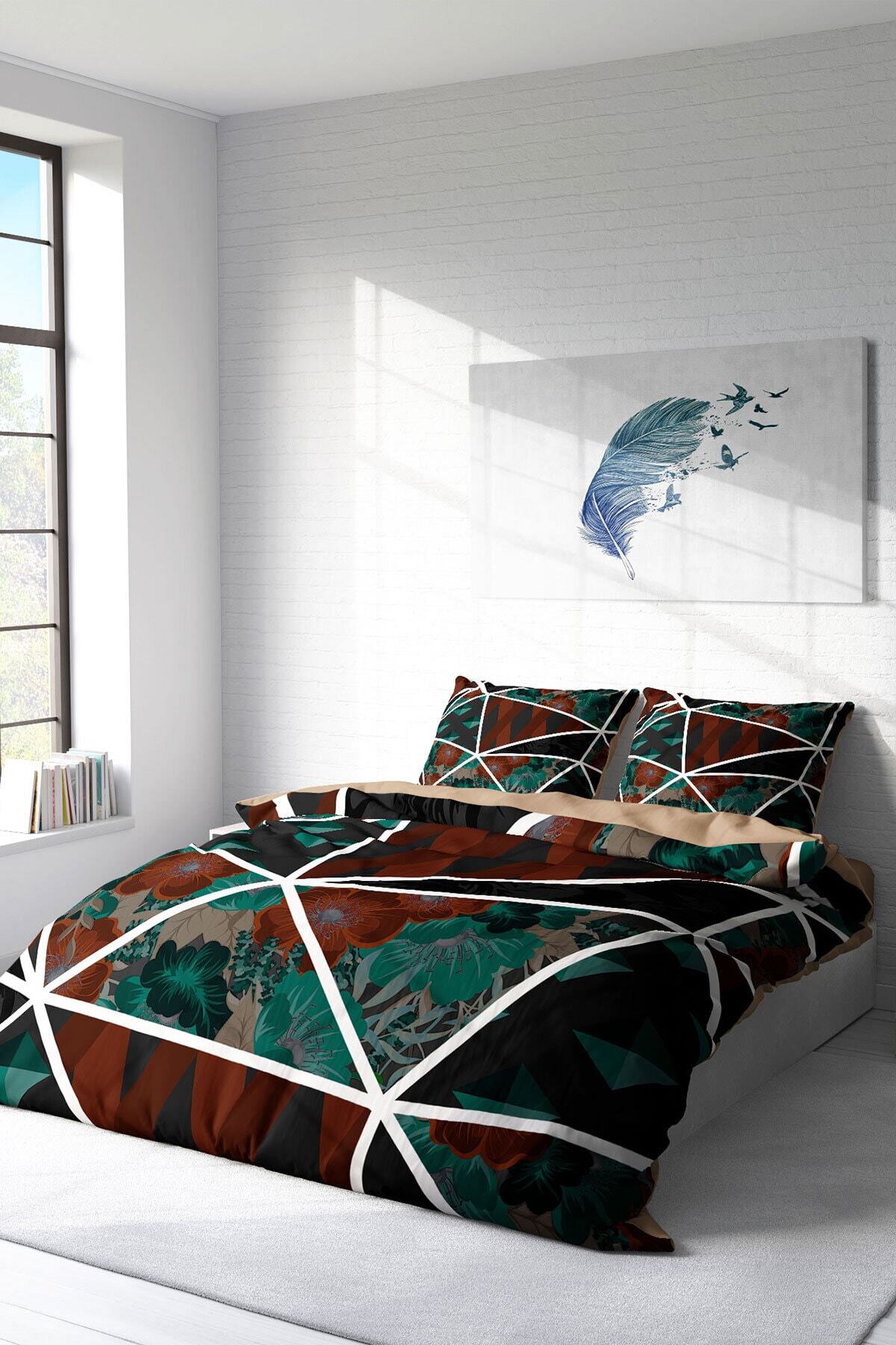 سرویس روتختی  سفید مونوهومMonohome | monohome48266 اورجینال - تصویر 2