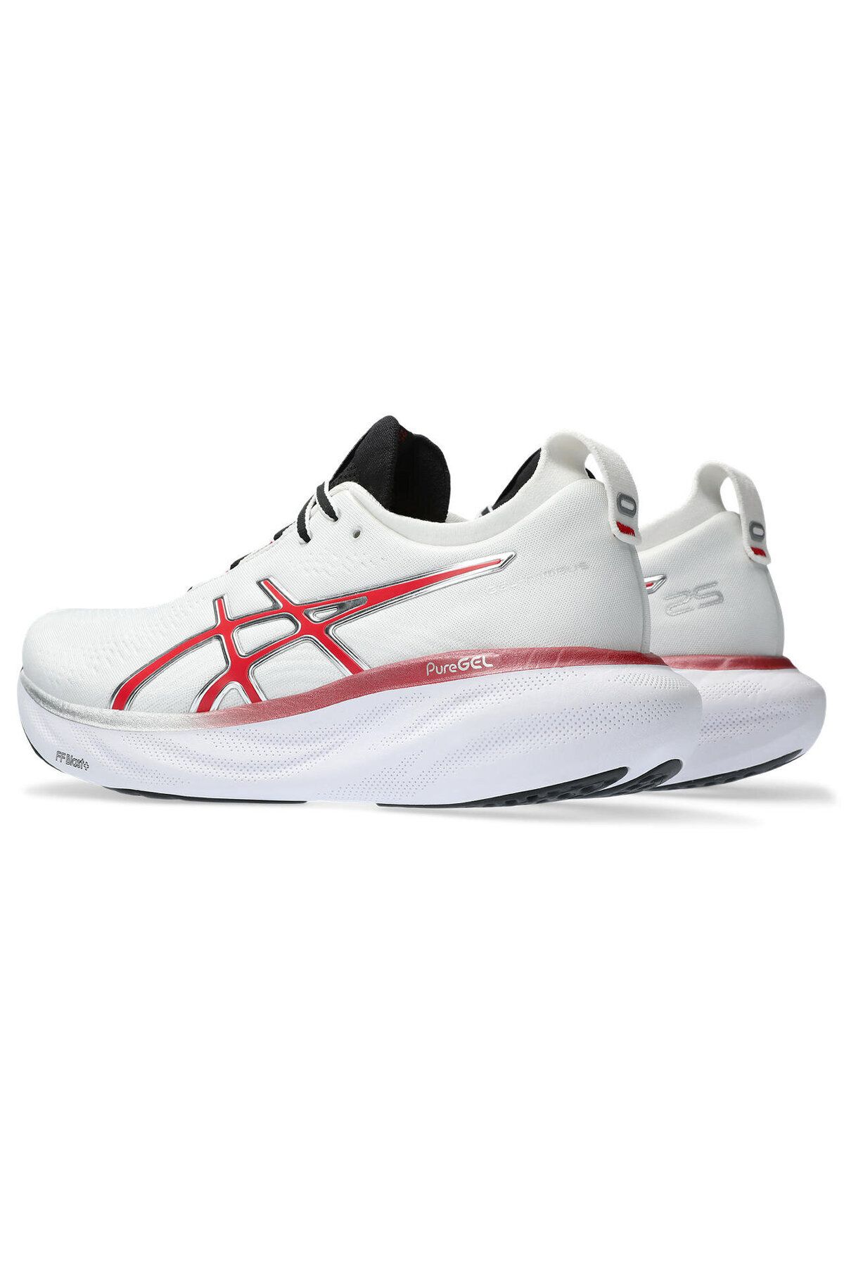 Asics کفش دویدن سفید ژل نیمباس 25 Anniversary