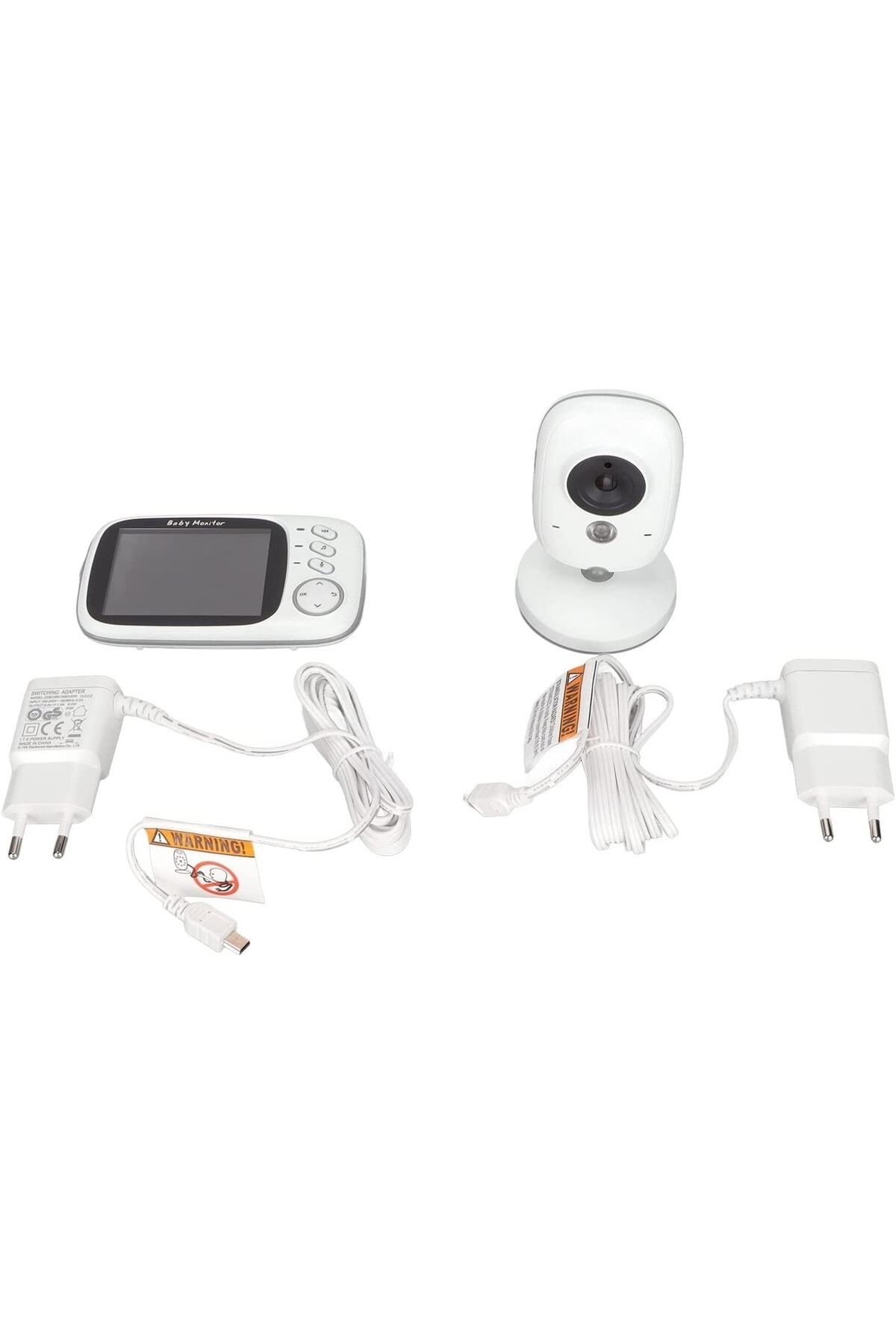 Genel Markalar Lcd Ekranlı Gece Görüşlü Bebek Monitörü - Bebek Izleme Kamerası Oda Sıcaklığı Kontrollü Kablosuz Ip fotoğrafı 6 (önizleme)