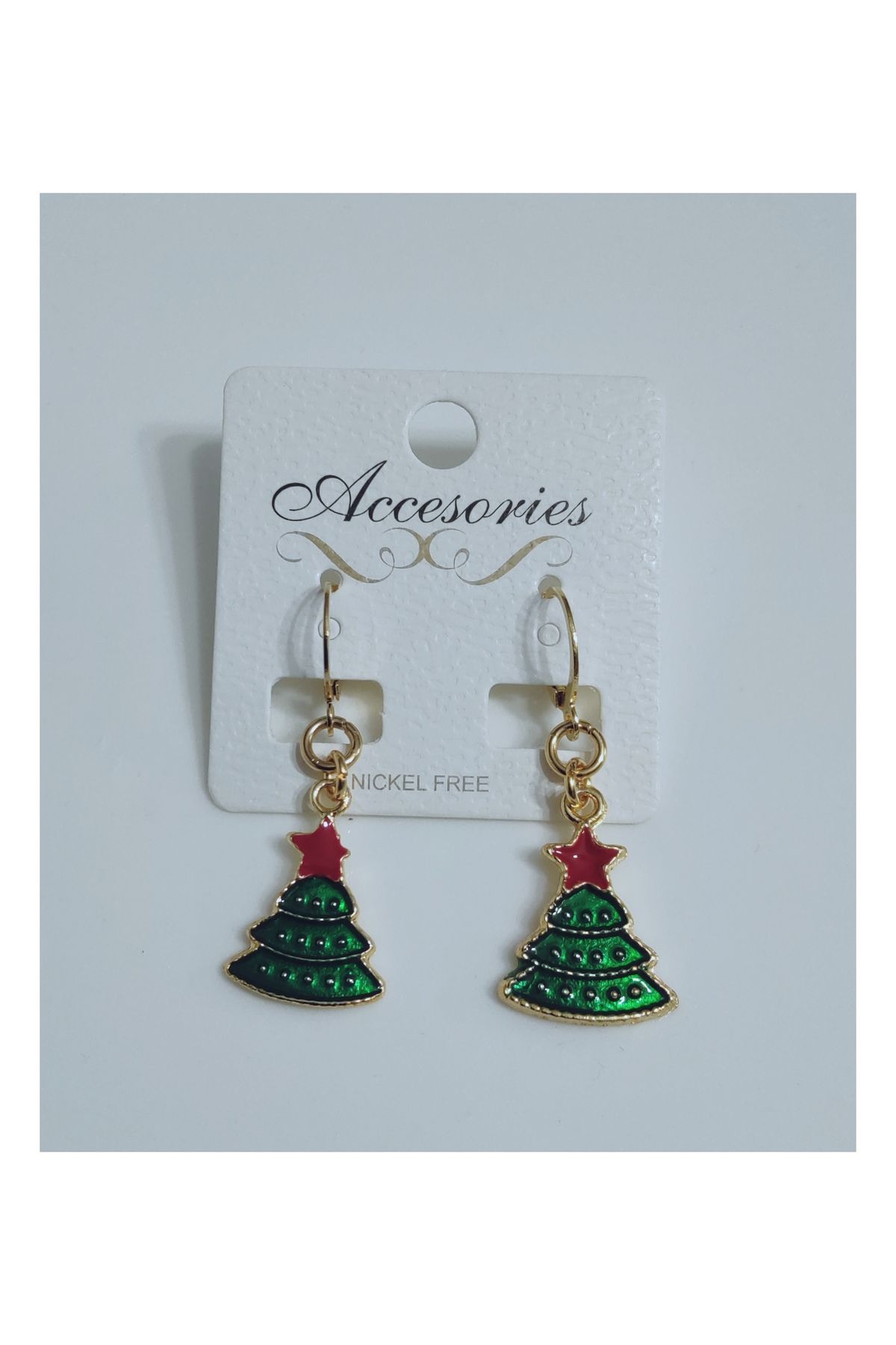 The green sale party earrings
