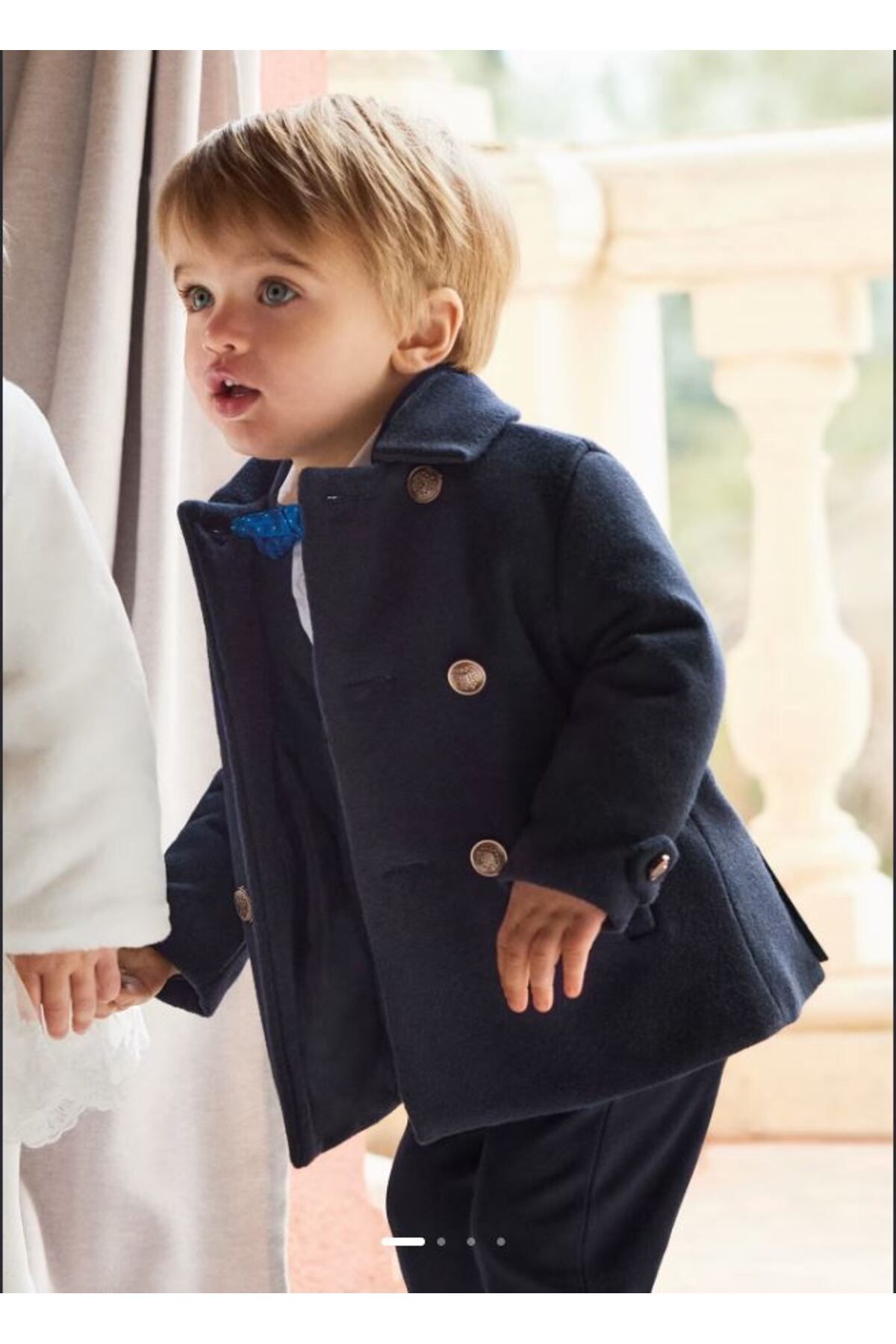 Dark navy deals coat