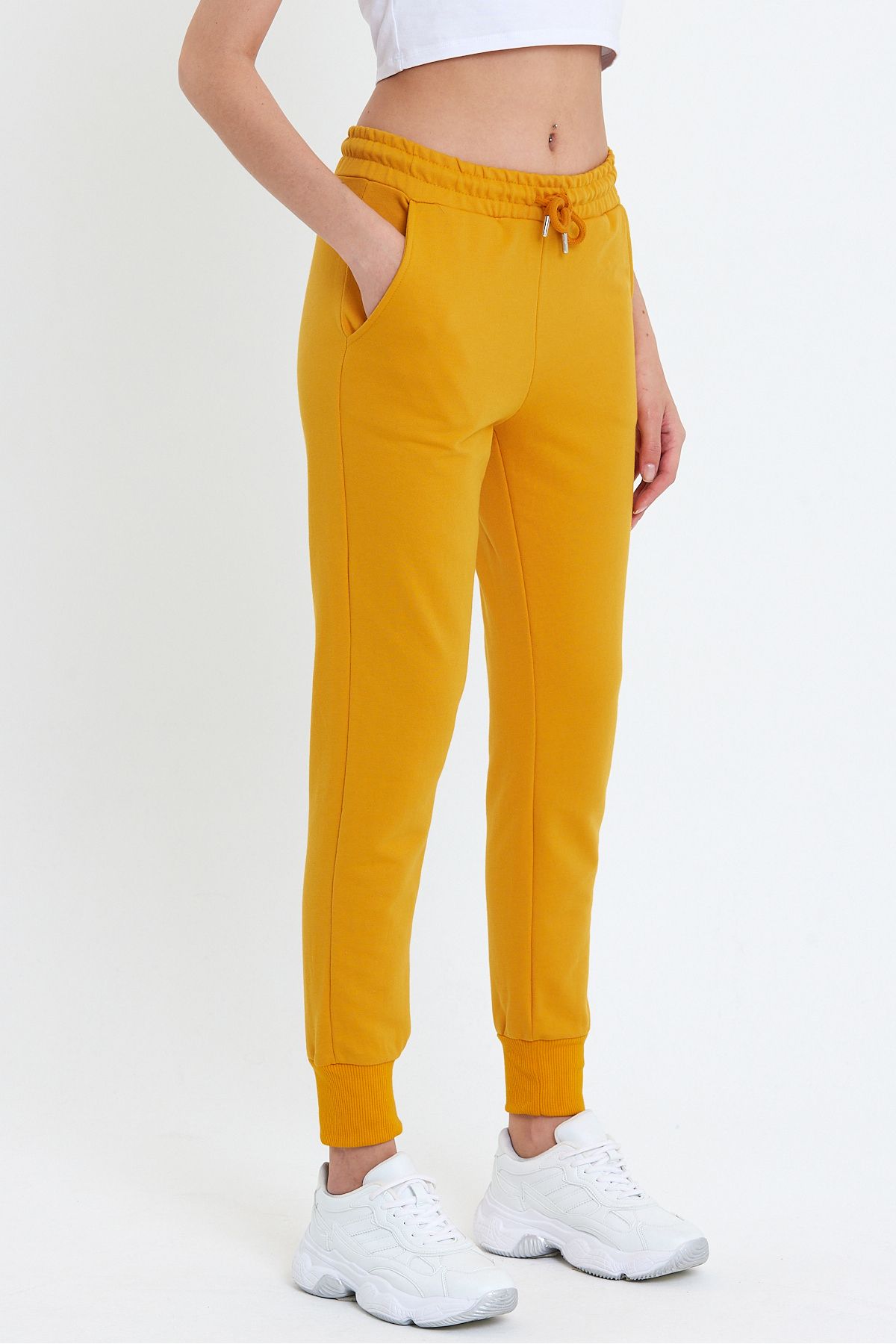 Mustard hotsell joggers womens