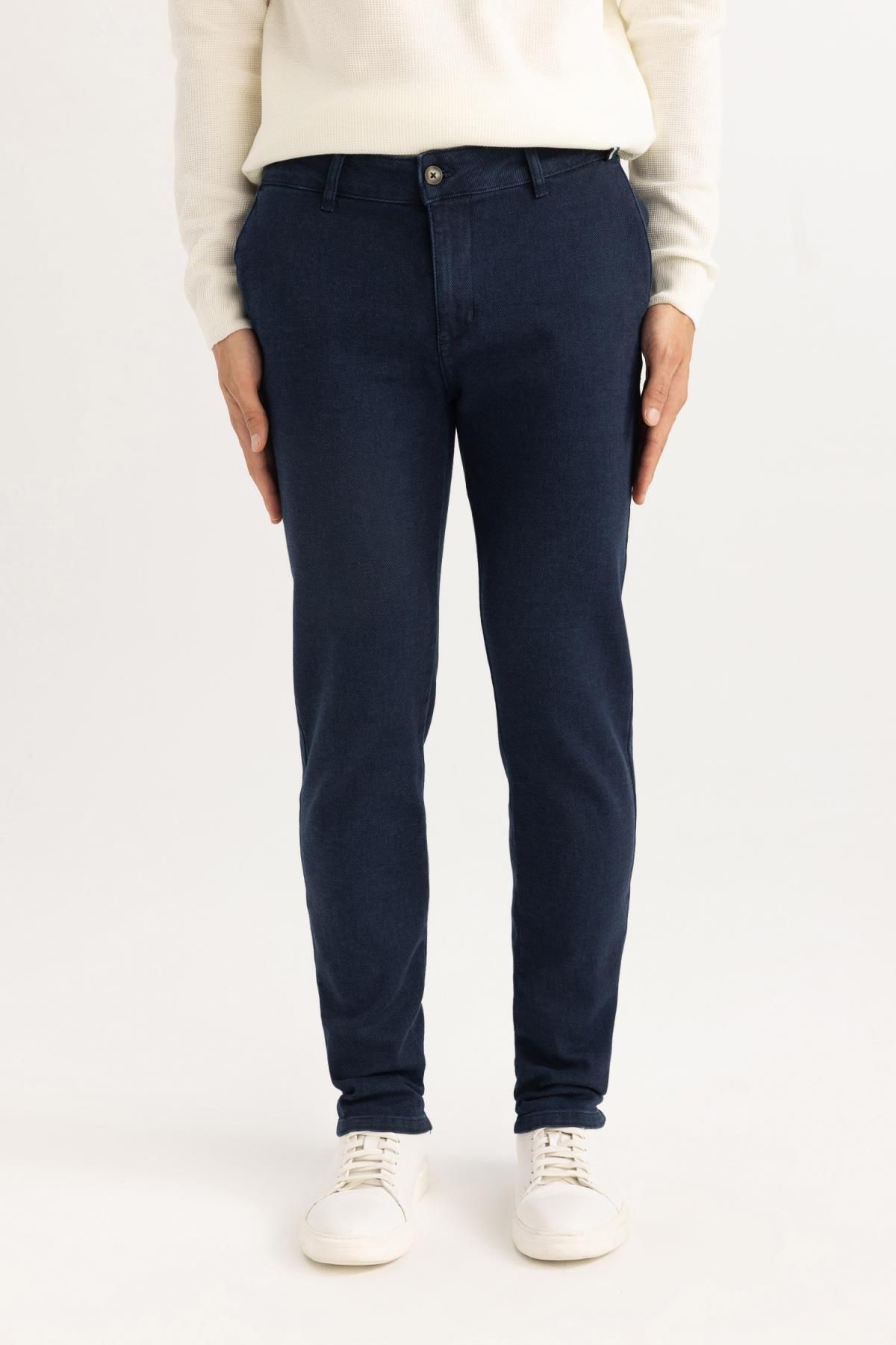 DeFacto-Pantaloni lungi, slim fit, cu buzunare, slim fit B1874ax23au 6