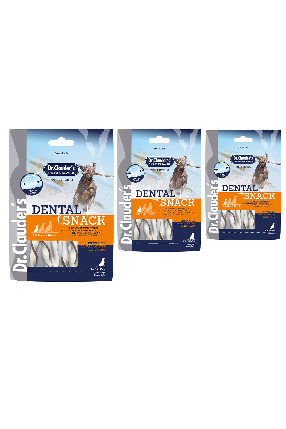 Dr. Clauder'S Dr. Clauders Dental Snack Ördekli Diş Sağlığı Köpek Ödülü 80 Gr - 3 Adet