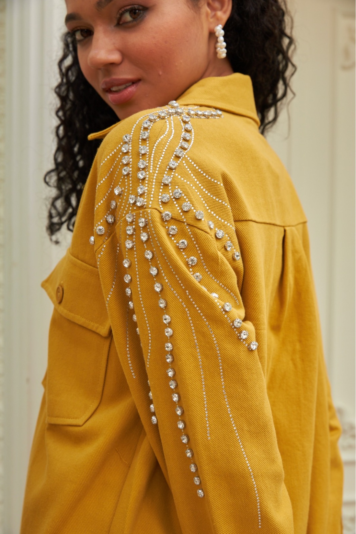 Gabardin-Taşlı-Gömlek