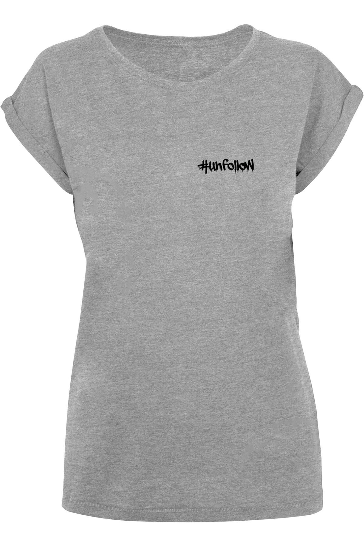 Merchcode Ladies Tee X Trendyol Shoulder Unfollow - Damen Extended