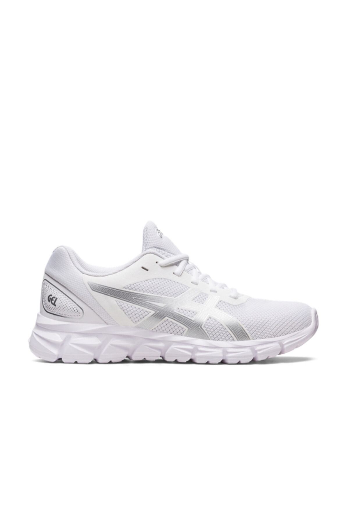 Asics WHITE PURE SILVER Running Training Shoes
