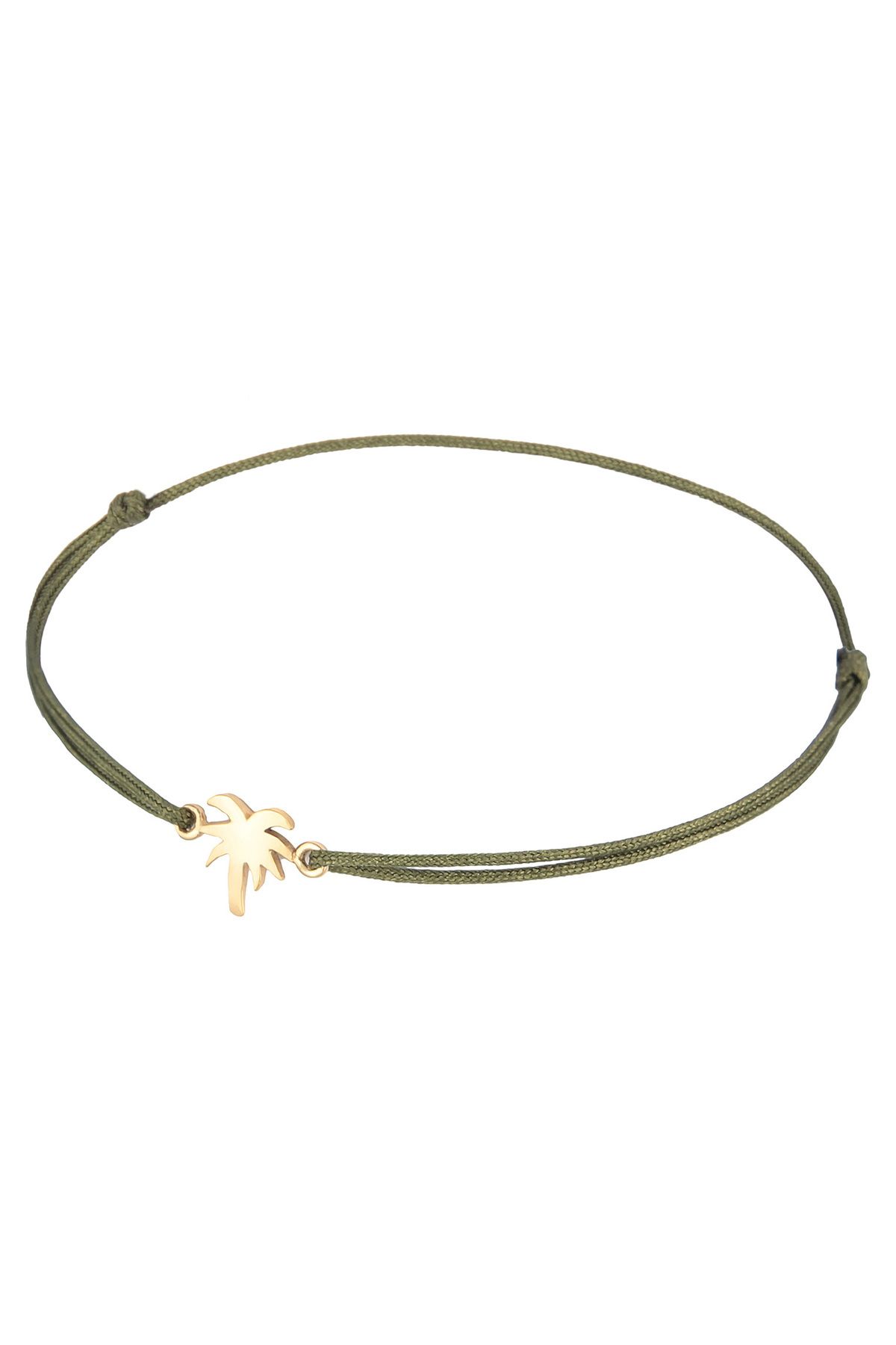 ELLI-Palme Beach Textilarmband – 925er Silber 2