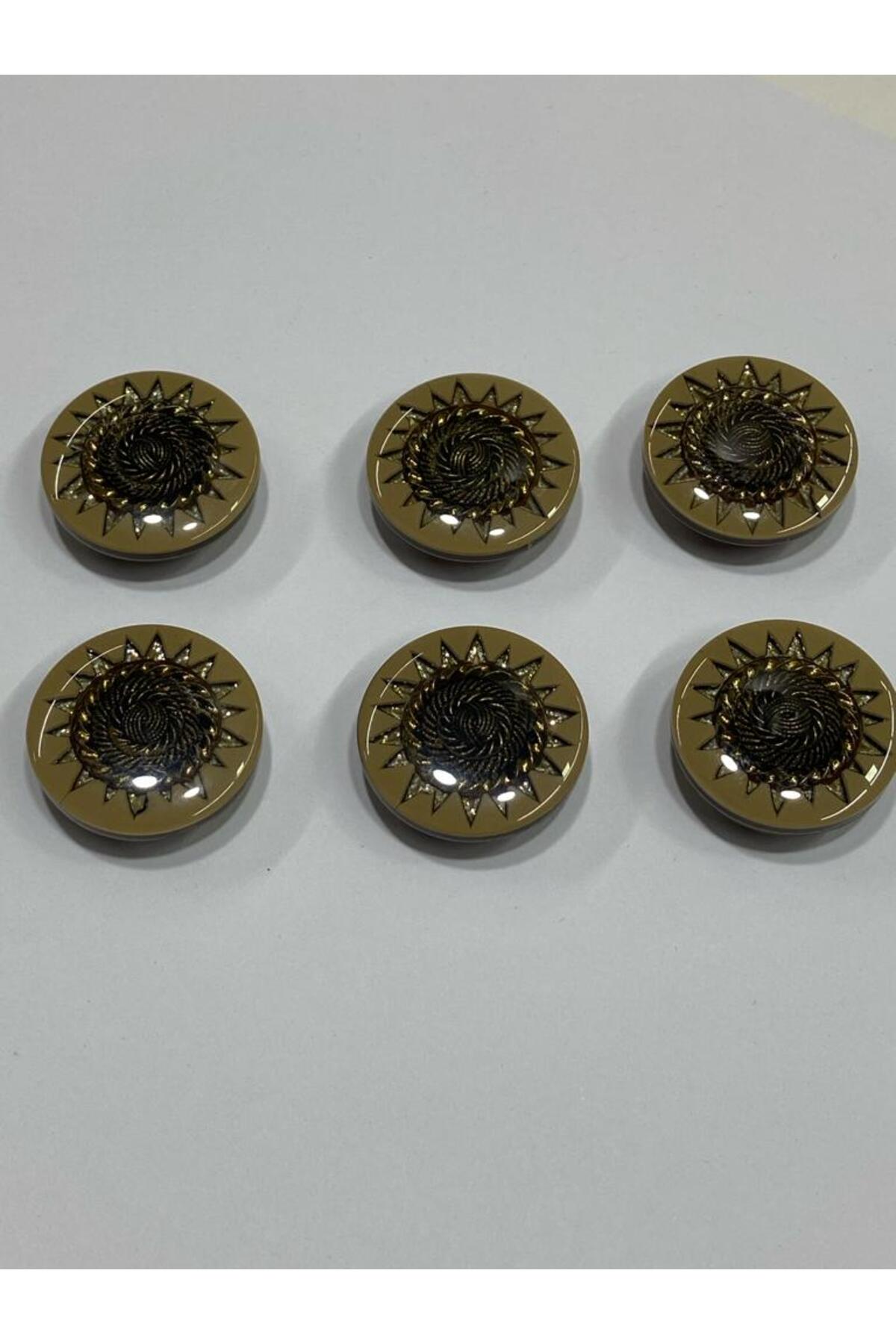 Coat And Coat Button / Special Design / Set of 6 / 2.8 cm