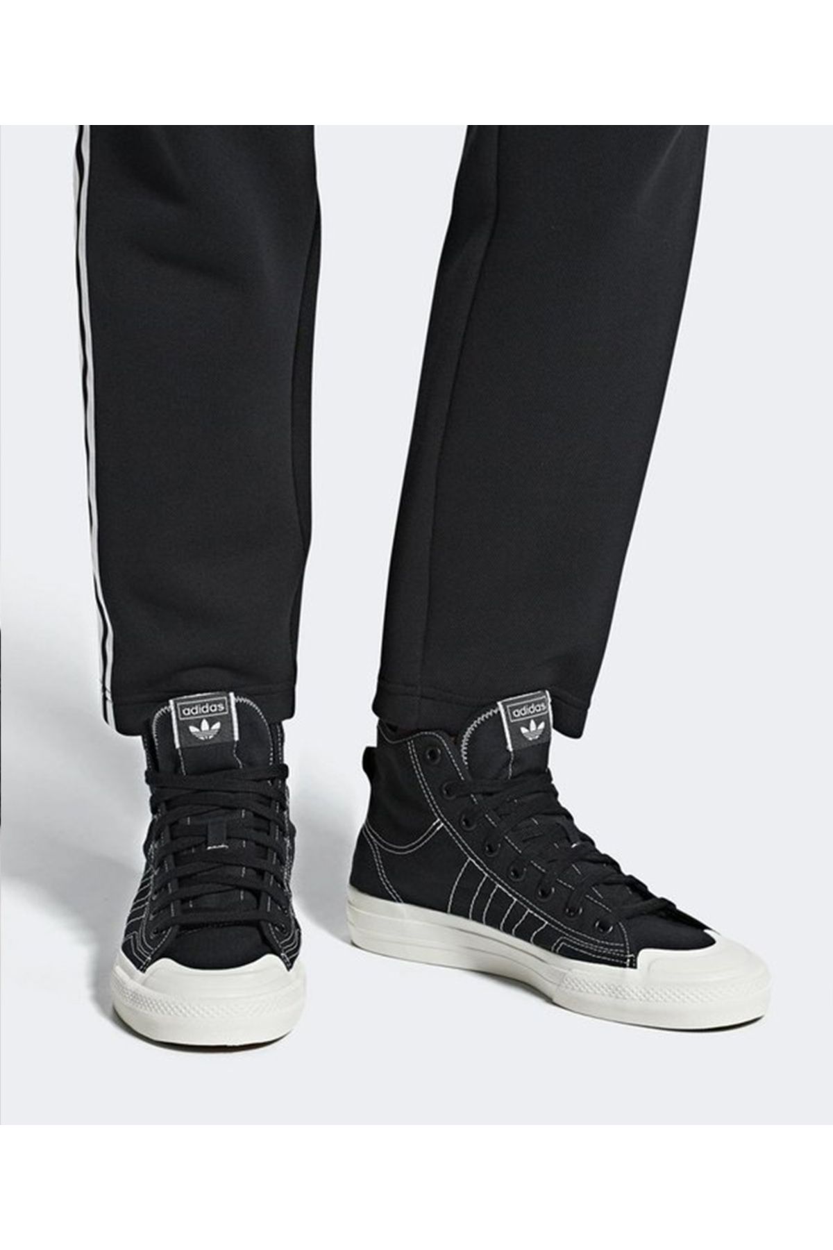 Adidas nizza new arrivals hi black