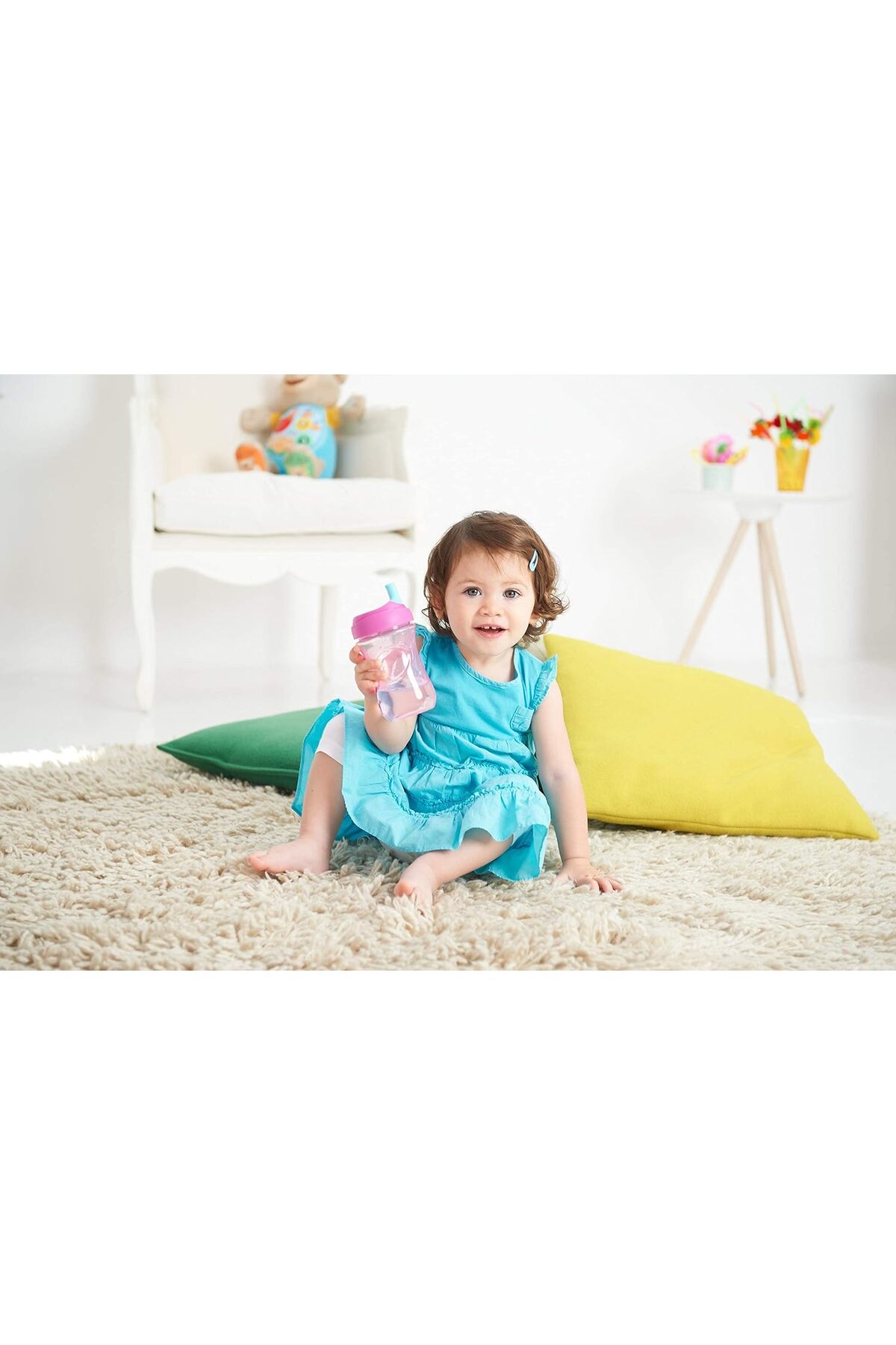 Chicco 2 in 1 Advance Cup Alıştırma Bardağı 266 ml +12 Ay - Pink fotoğrafı 5 (önizleme)