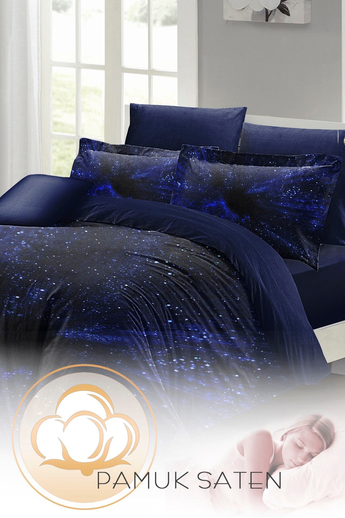 سرویس روتختی  آبی سرمه ای مونوهومMonohome | monohome42813 اورجینال - تصویر 4