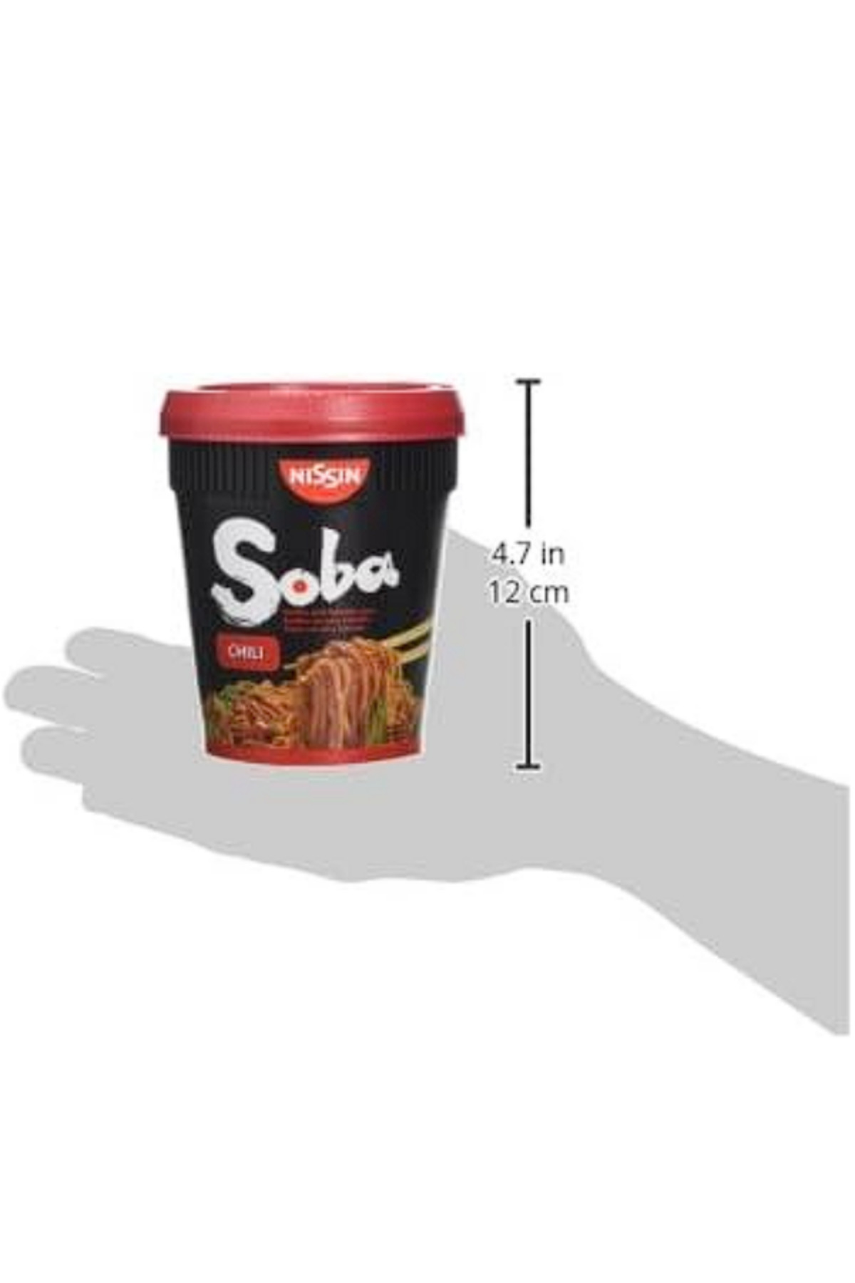Nissin Noodles NISSIN SOBA CUP CHILLI 92 GR TEKLİ SET JAPON