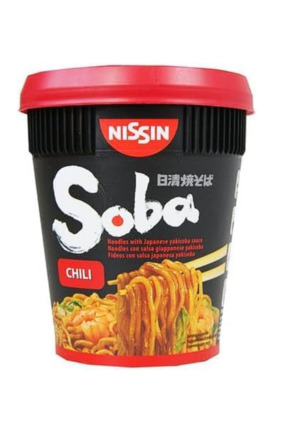 Nissin Noodles NISSIN SOBA CUP CHILLI 92 GR TEKLİ SET JAPON NOOUDLE KÖRİ KUPA...