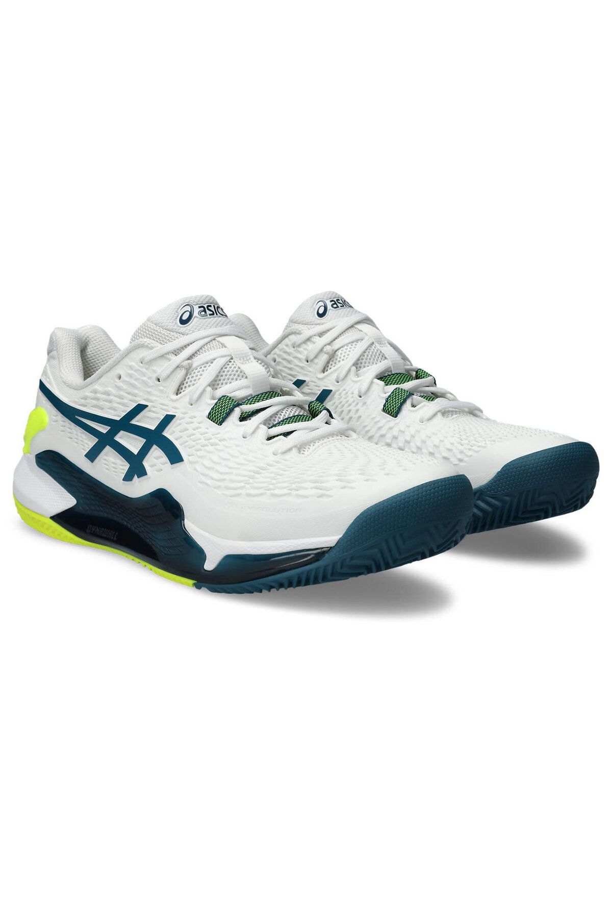 Asics کفش تنیس رزولوشن ژل 9 Clay سفید