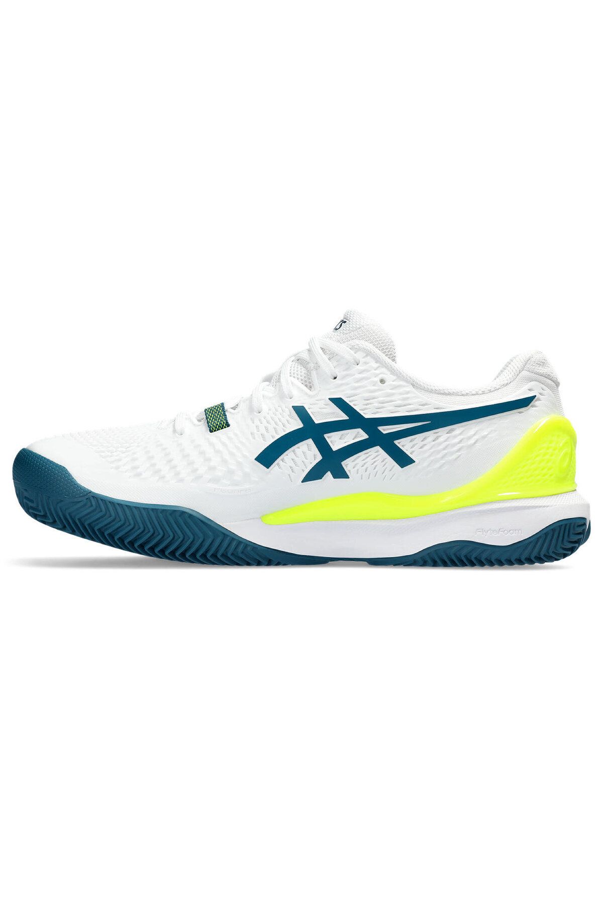 Asics کفش تنیس رزولوشن ژل 9 Clay سفید