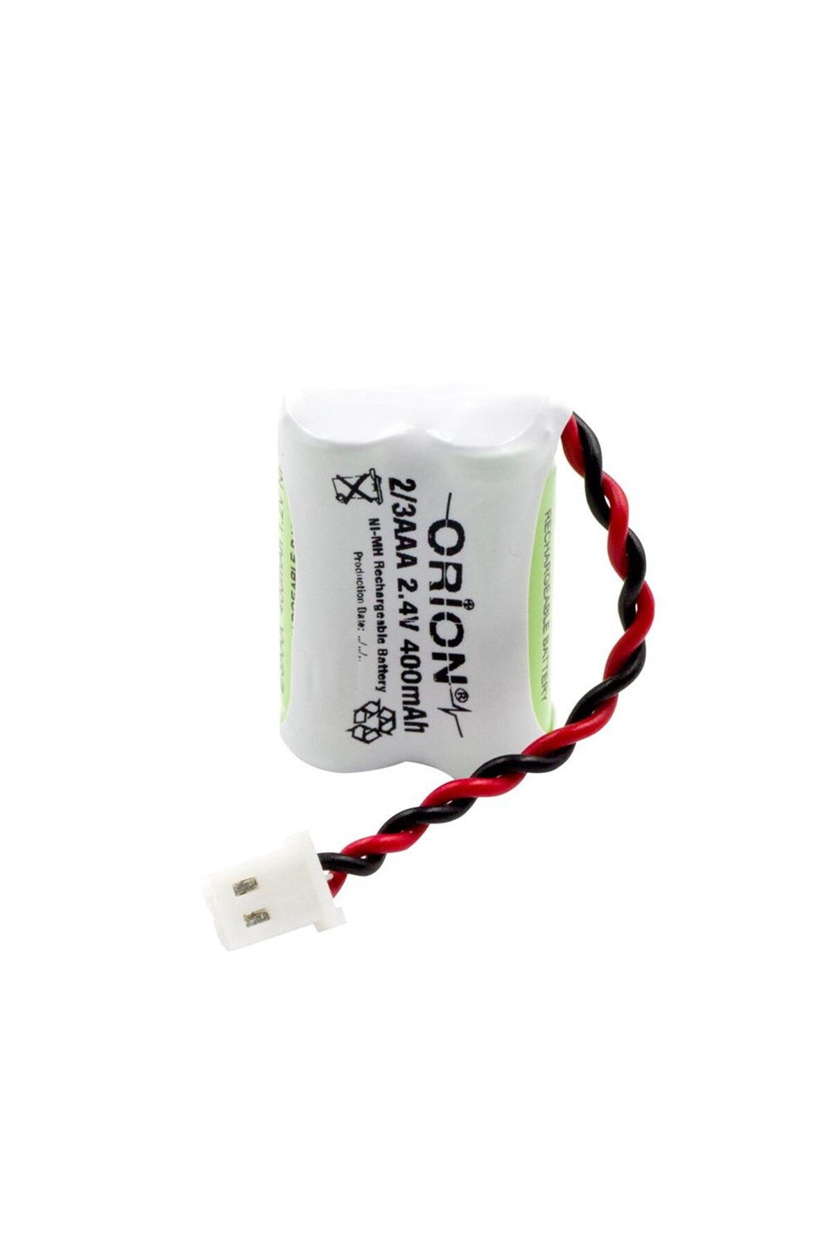 Orion 2/3aaa 2.4v 400mah Motorola Mbh-11 Uyumlu Bebek Telsiz Pili fotoğrafı 4 (önizleme)