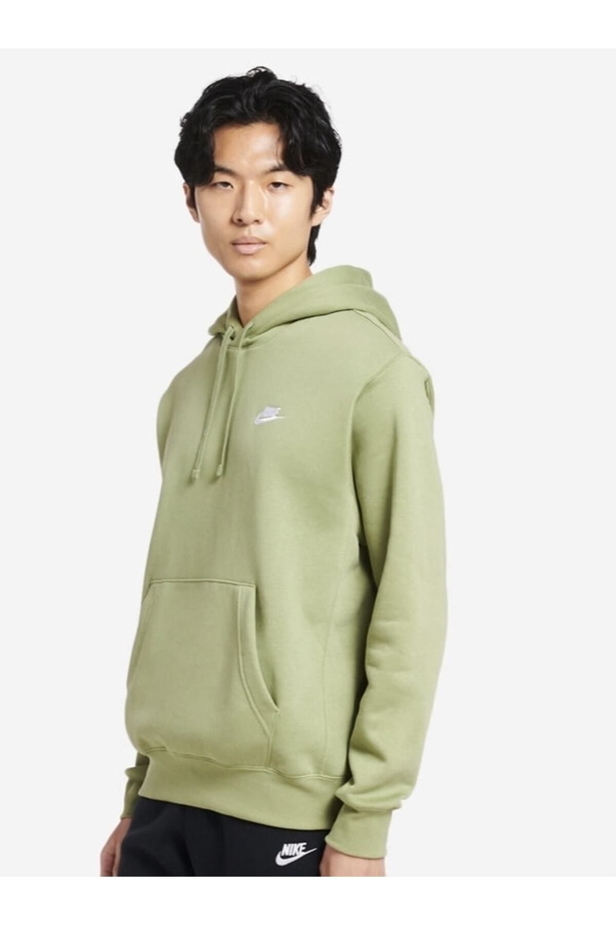 Nike Sweatshirt Green Regular fit Trendyol