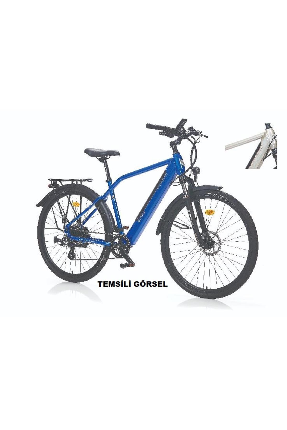Corelli 28j Corelli̇ E Li̇te-s Elektri̇kli̇ Şehi̇r Bi̇si̇kleti̇ - Açik Gri̇- 48 Kadro