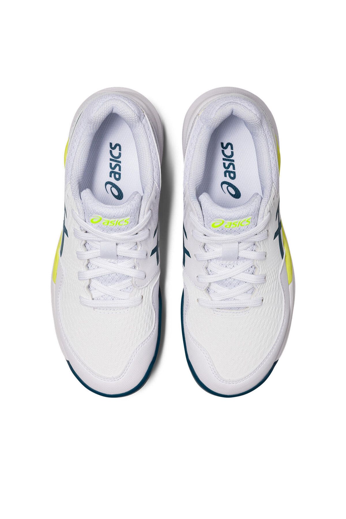 Asics کفش تنیس سفید با وضوح ژل 9 اورجینال Gs Big Boy