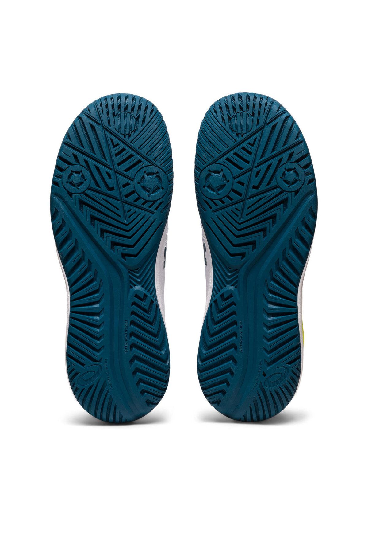 Asics کفش تنیس سفید با وضوح ژل 9 اورجینال Gs Big Boy