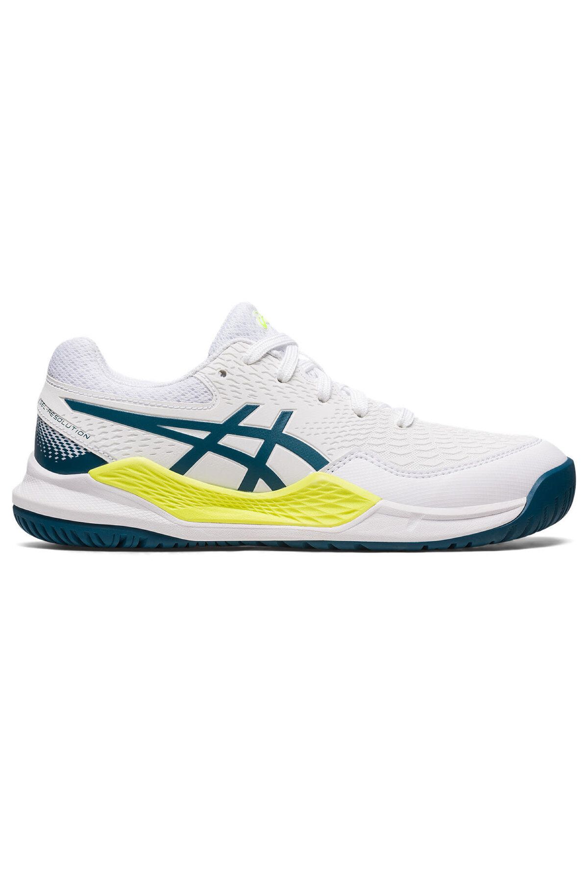 Asics کفش تنیس سفید با وضوح ژل 9 اورجینال Gs Big Boy