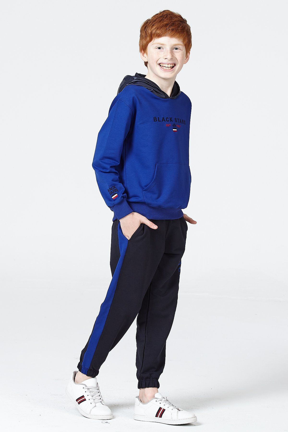 Blue and black clearance sweatsuit