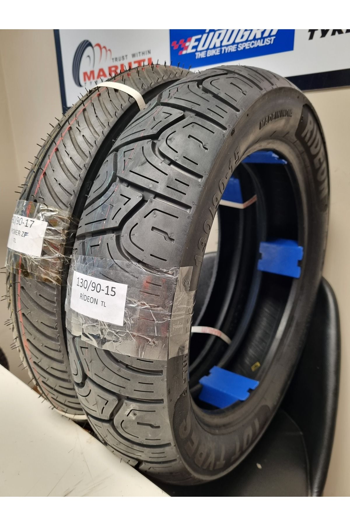 TDT TYRES TAKIM 130/90-15 VE 90/90-17 Chopper Motorsiklet Lastiği RİDEONPOWERZF