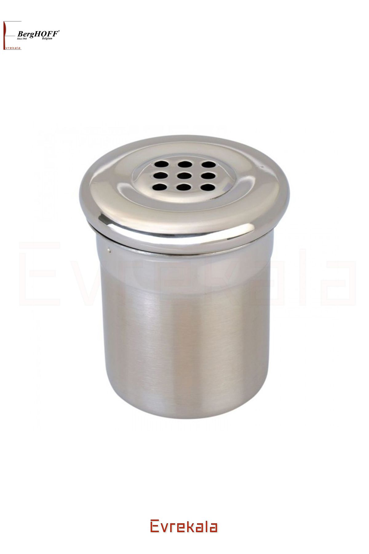 بانکه ادویه Evrekala Steel Spice Dispenser درشت فولاد جدید Berghoff