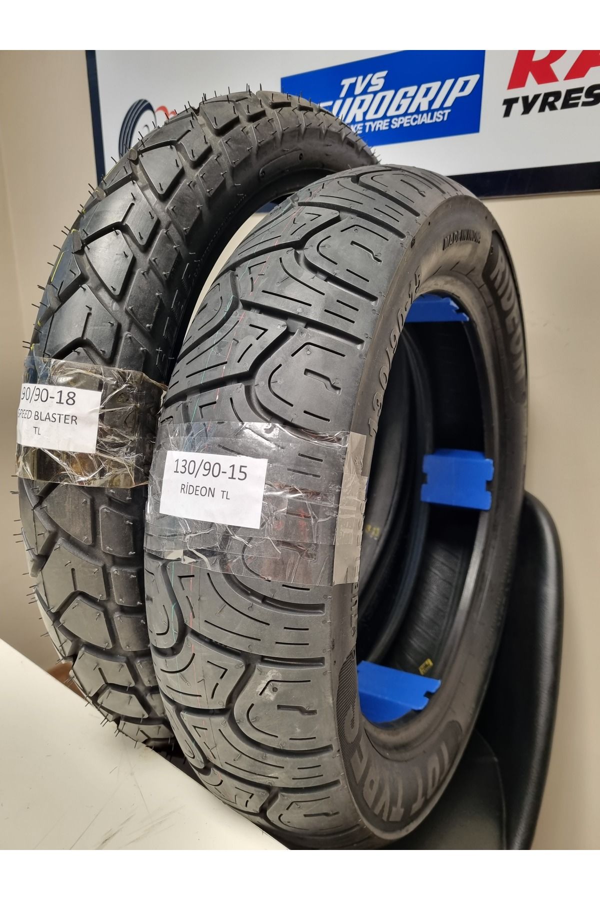 TDT TYRES Regal Raptor Takım 130/90-15 ve 90/90-18 Chopper Motorsiklet Lastiği RİDEONSPEED