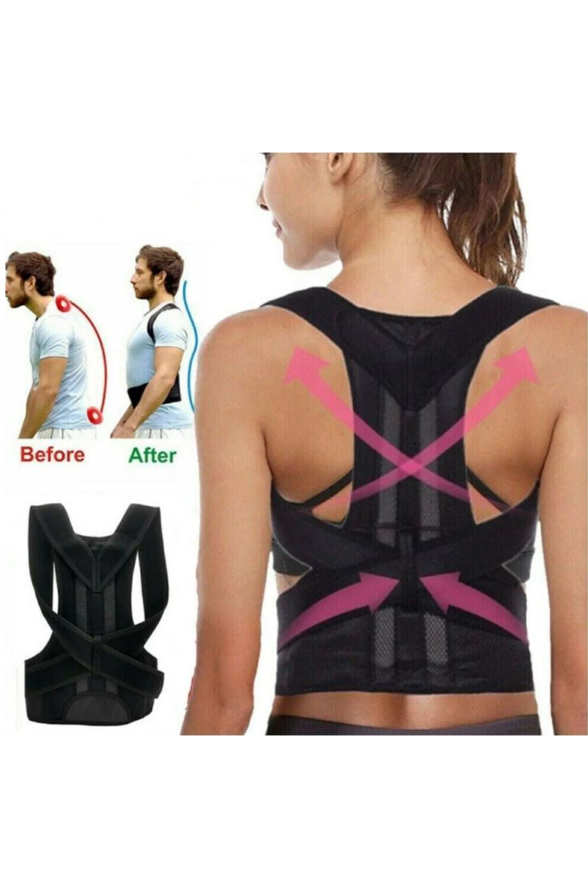 Underwire Medical Upright Bodice Back-waist Women-men Anti Humpback Upright Sports Bodice