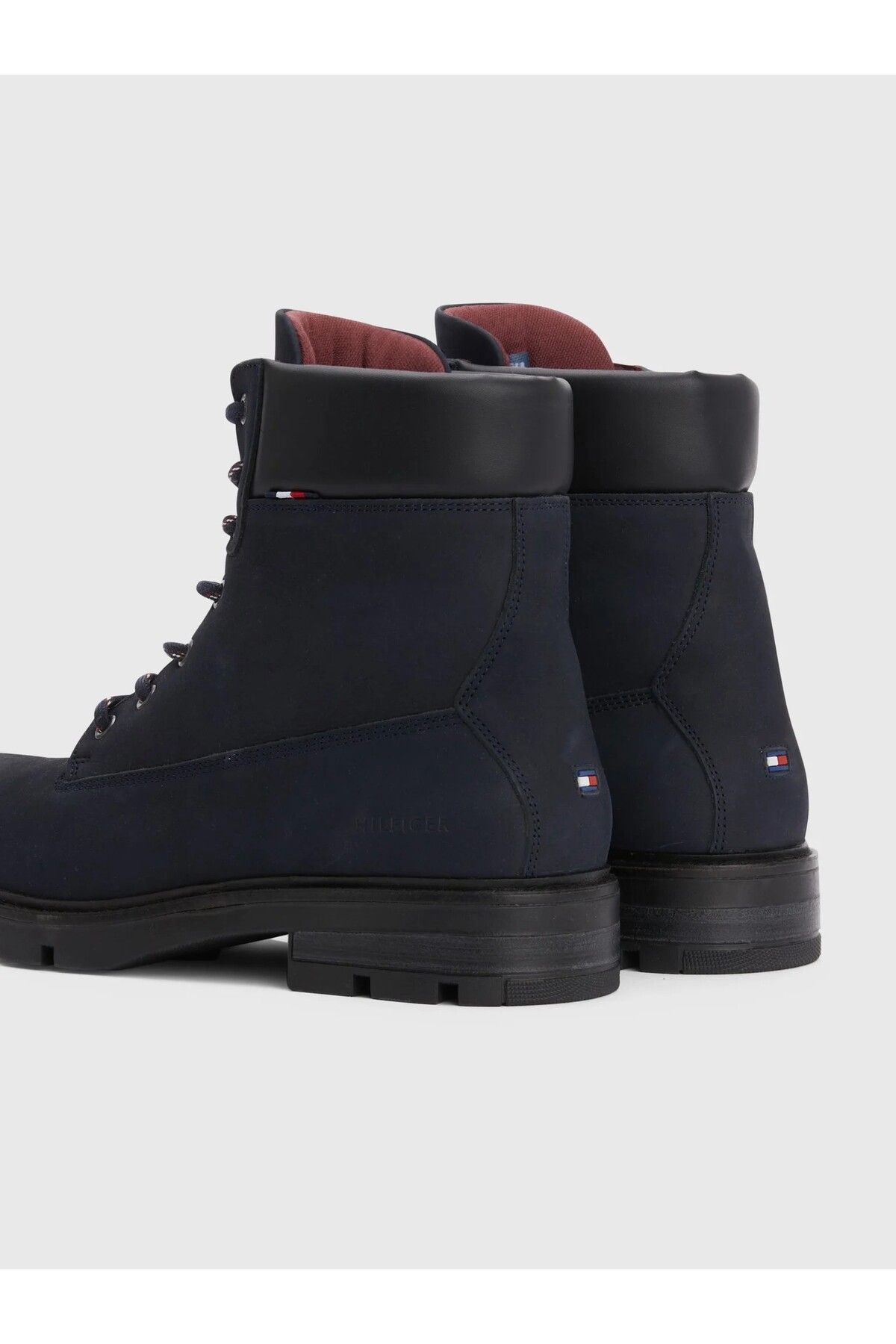 Navy tommy hilfiger boots hotsell