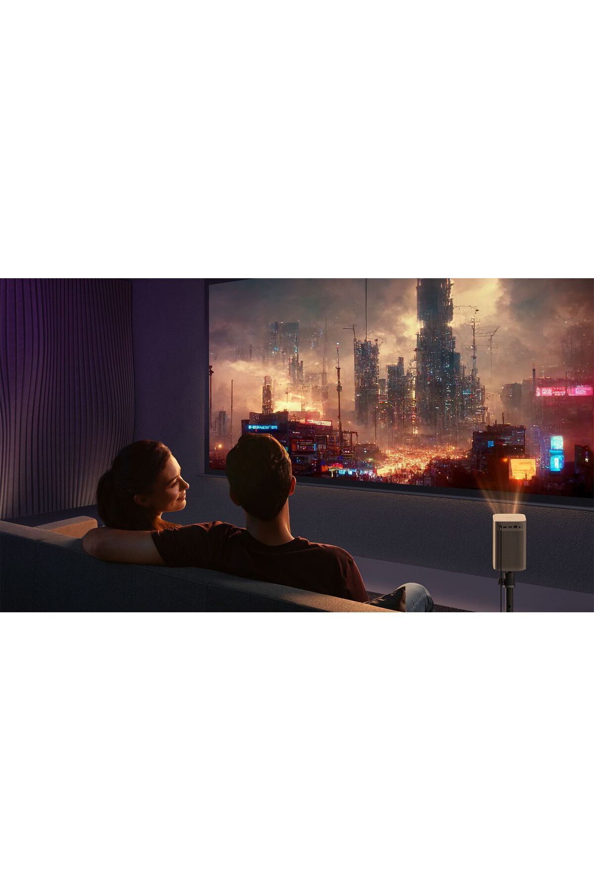 Emotn N1 Beyaz Smart Projeksiyon Cihazı - 8