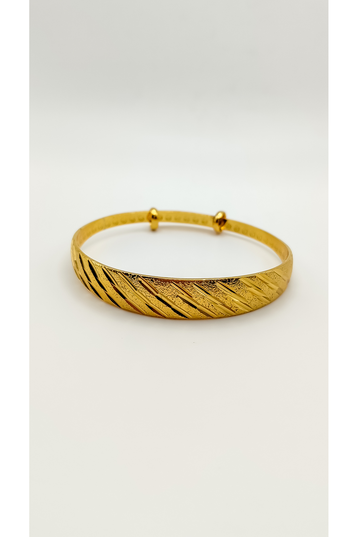 Bilezik Çizgi Oyma Çelik Bileklik