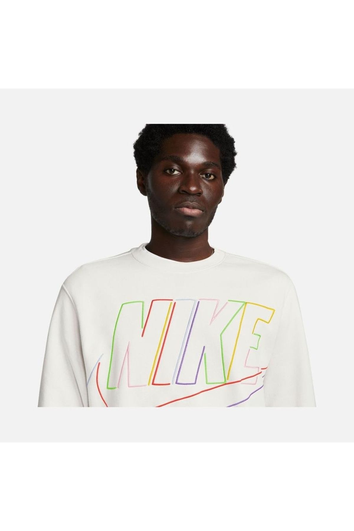 Nike Sports Sweatshirt White Regular fit Trendyol