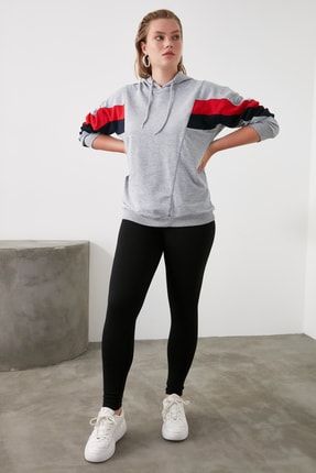 Trendyolmilla Siyah Yuksek Bel Toparlayici Orme Tayt Twoaw20ta0087 Trendyol