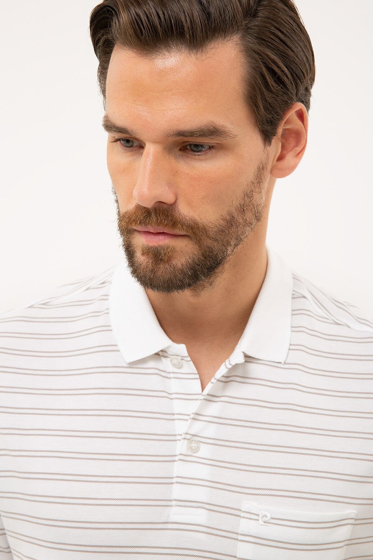 تیشرت یقه پلو مردانه راسته آستین کوتاه | پیر کاردین Pierre Cardin G021SZ011.000.1107021 - تصویر 2