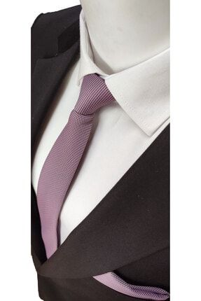 Elegante Cravatte Gul Pembe Renginde Armurlu Dokuma Kravat Trendyol