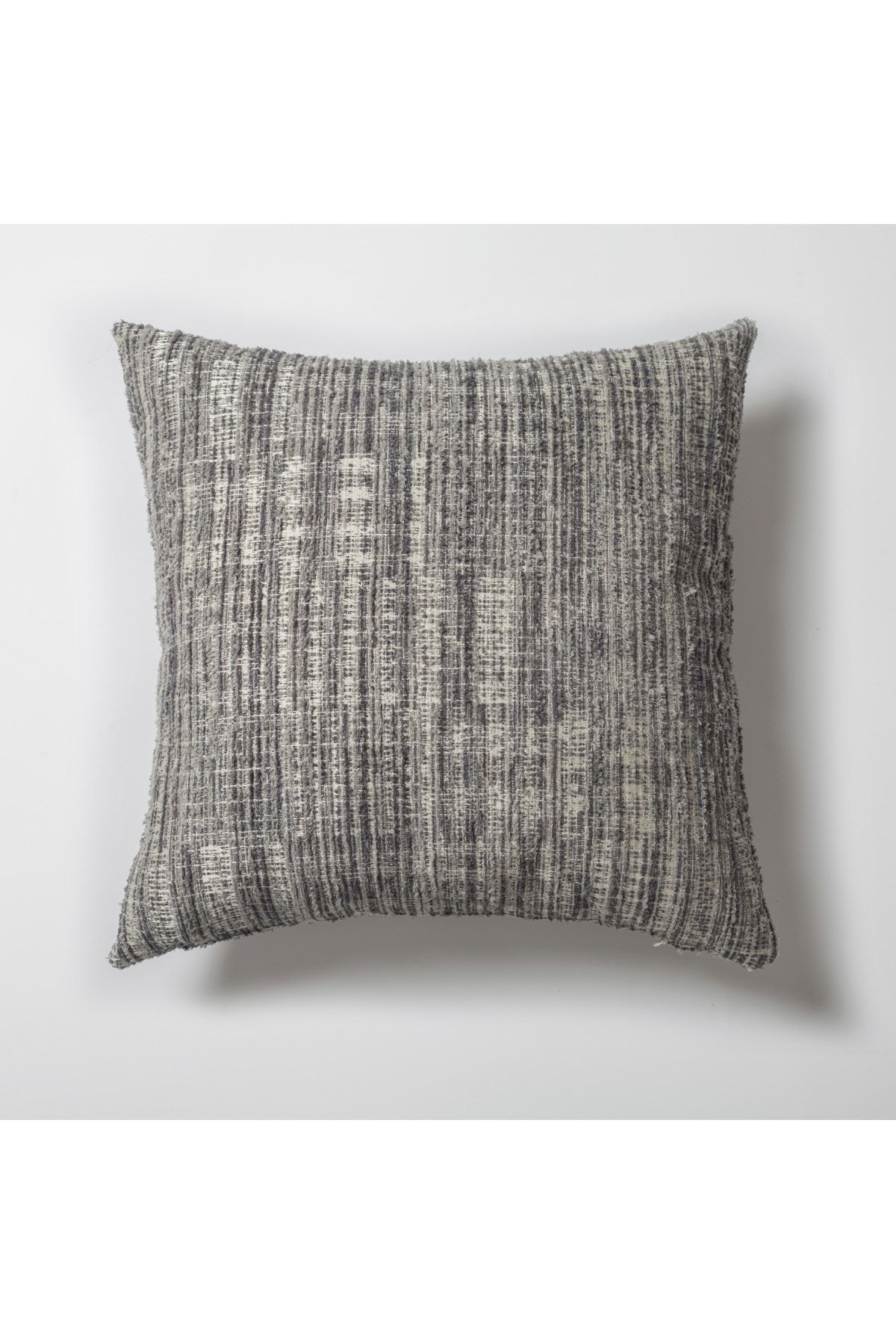 Fineroom Living-" Tweed " - Abstract Patterned Textured Square Throw Pillow 50x50 (Inner Pillow Included) 1