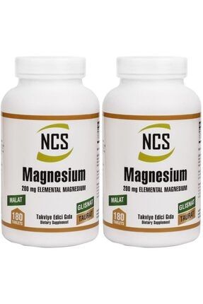 Magnesium (magnezyum) Malat Glisinat Taurat 180 Tablet X 2 Kutu 354535769