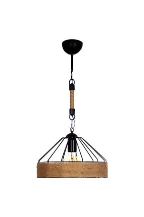 polataydinlatma Meyra Tekli Halatlı Sarkıt Siyah