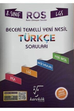 8. Sınıf Beceri Temelli Yeni Nesil Türkçe Soru Bankası KK8BTTSB