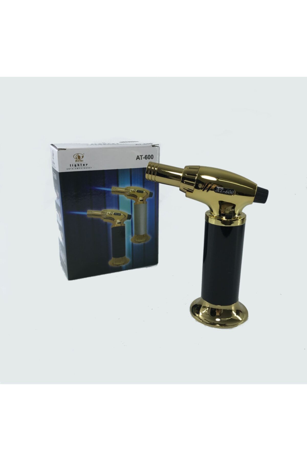 Metal Turbo Masa Tipi Pürmüz Alev Çakmak - 2