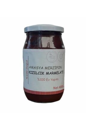 Ova Yerel Lezzetler Kizilcik Marmelati 100 Dogal Ev Yapimi Amasya Merzifon Net 400 G Trendyol