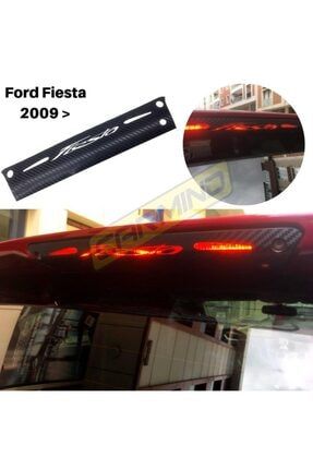 Ford Fiesta Karbon Arka Fren Stop Lambası Sticker 03089