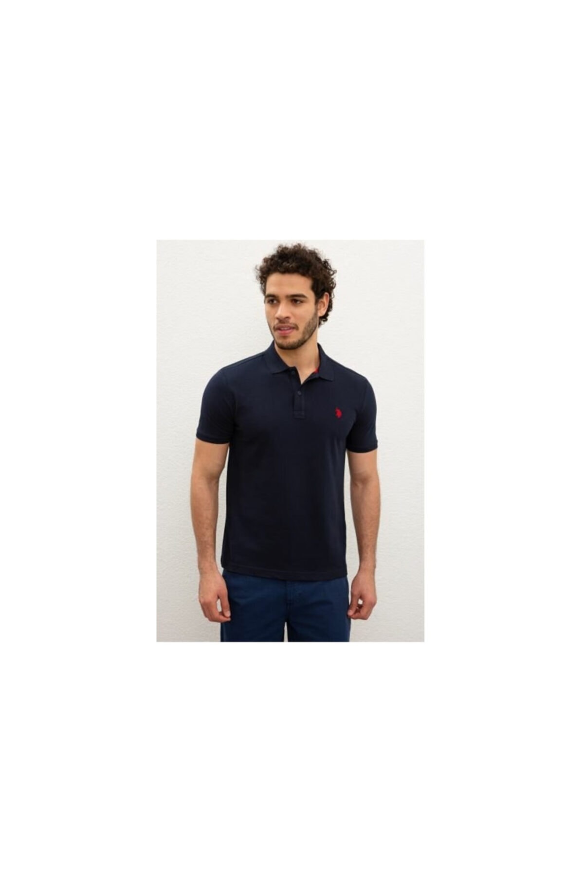 تیشرتمردانهU.S. Polo Assn.آبی سرمه‌ای
